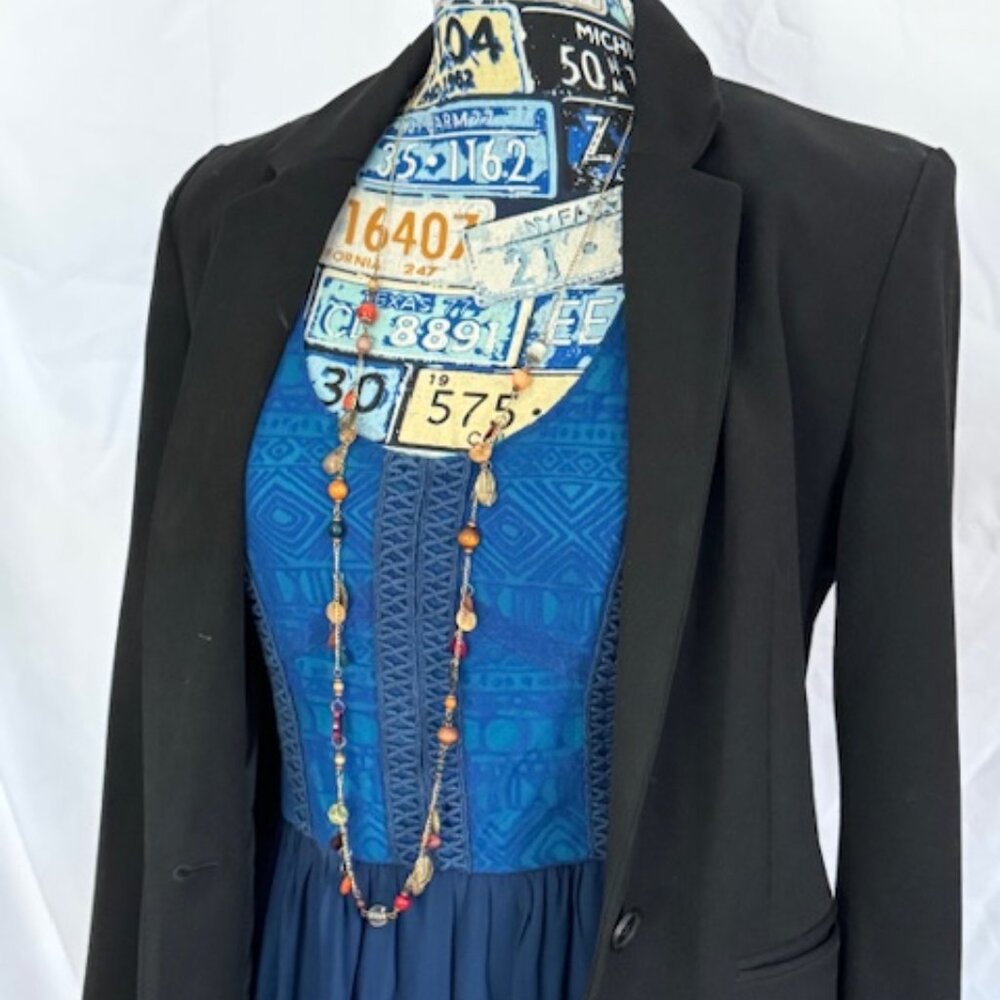 Express Editor One Button Boyfriend Blazer